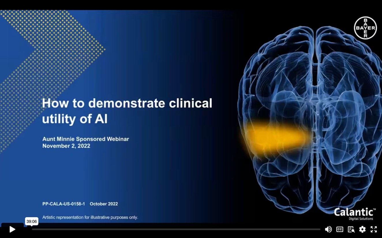 How to demonstrate Clinical Utility of AI and can this lead to further successful reimbursements?
