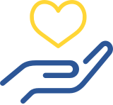 Hand with heart Hand with heart