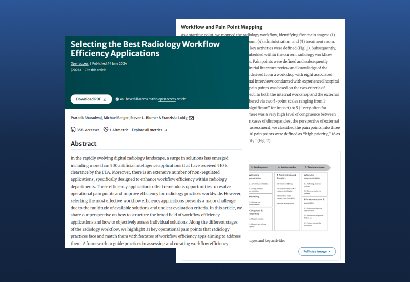 Selecting the best radiology workflow efficiency Selecting the best radiology workflow efficiency